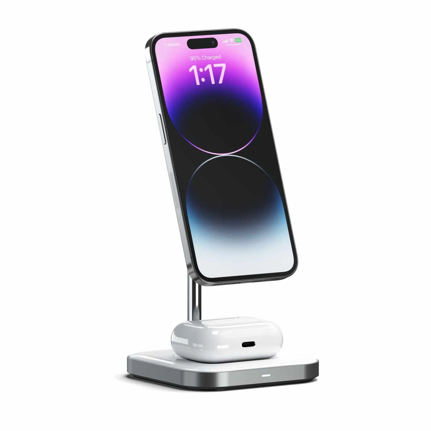 Stwmcs2M Aluminum 2-In-1 Magnetic Qi Wireless Charging Stand Space Gray Hot Savings Alert Todays Trending Deals