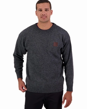 Mega Discount Today Special Steal Event Swanndri Mens Seafarer Wool Crew Neck Jersey