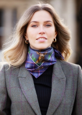 Caledonia Medium Silk Scarf Exclusive Hot Pick