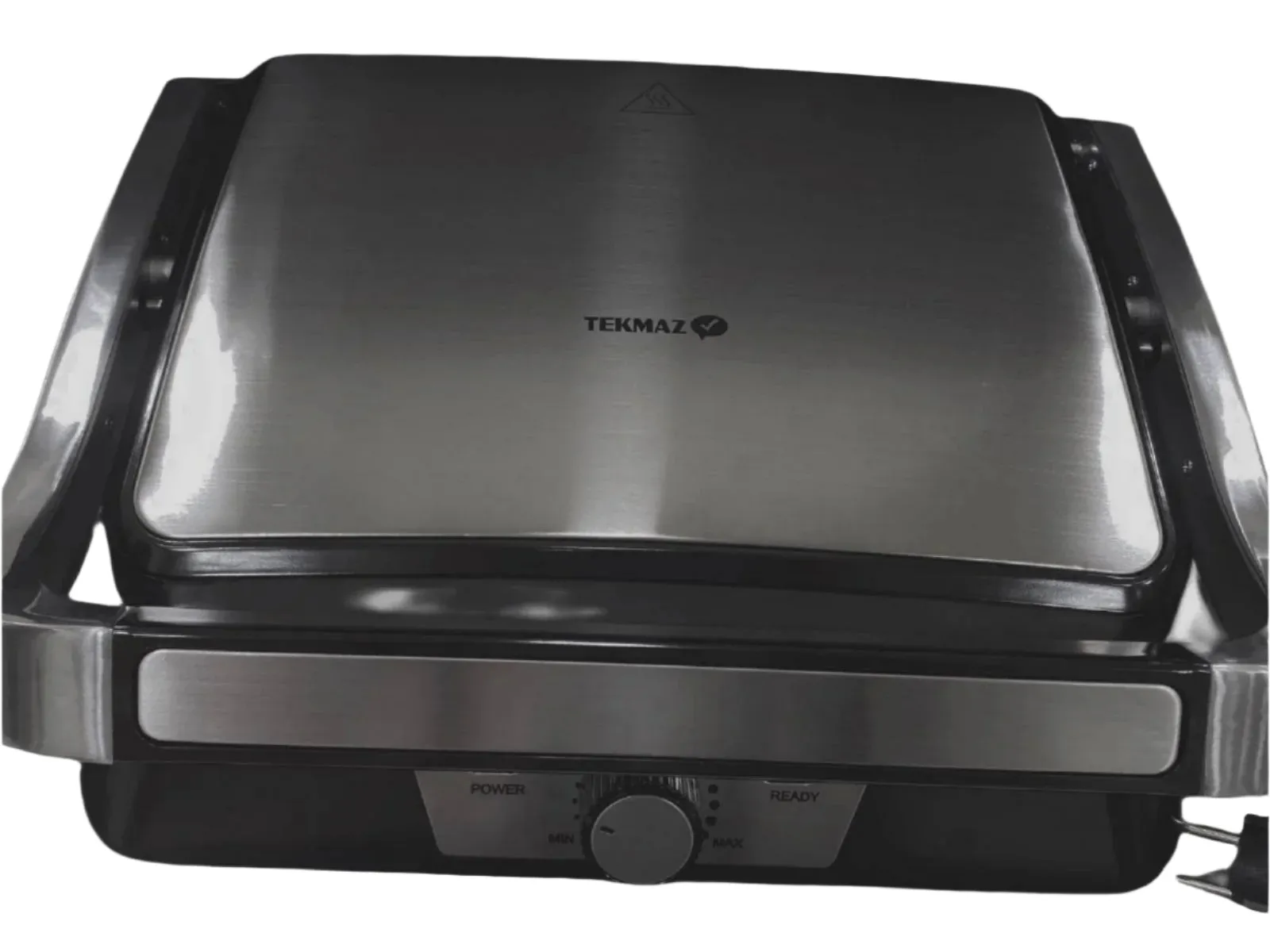 Tekmaz Grill with Garnete Open Plate, 1850Watts, 180C, Stainless Steel / Black