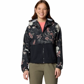 Limited Time Offer Grab Todays Deal Women'S Spire Valley Printed Windbreaker