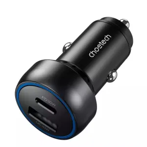 Choetech Tc0014 60W Dual Usb-C  Usb-A Fast Car Charger Hot Price Drop Online Exclusive Savings