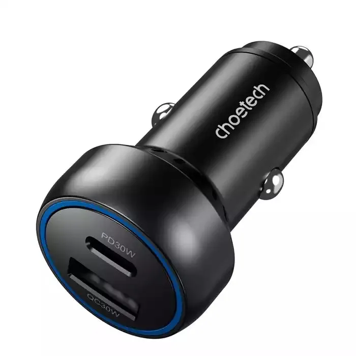 Choetech Tc0014 60W Dual Usb-C  Usb-A Fast Car Charger Hot Price Drop Online Exclusive Savings