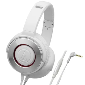 Audio-Technica Ath-Ws550Is White Solid Bass With In-Line Volume Controls Weekend Specials