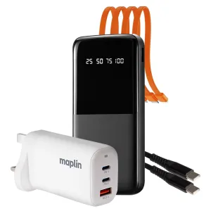 Trending Offer Today Maplin Powerbank & Wall Charger Kit