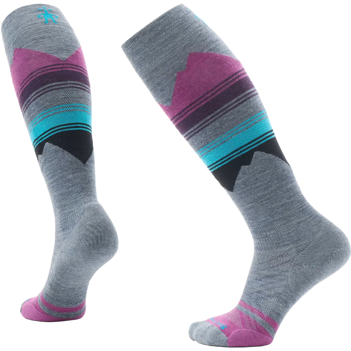 Perfect Gift Sale Women'S Ski Targeted Cushion Pattern Otc Socks