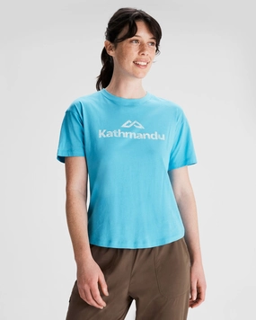 Hot Sale Alert Women'S Logo Organic Cotton T-Shirt - Light Sea