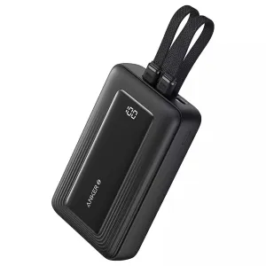 Flash Deal Today Shop Smart Save Anker Zolo Power Bank 20000Mah Built-In Usb-C And Lightning Cable Black