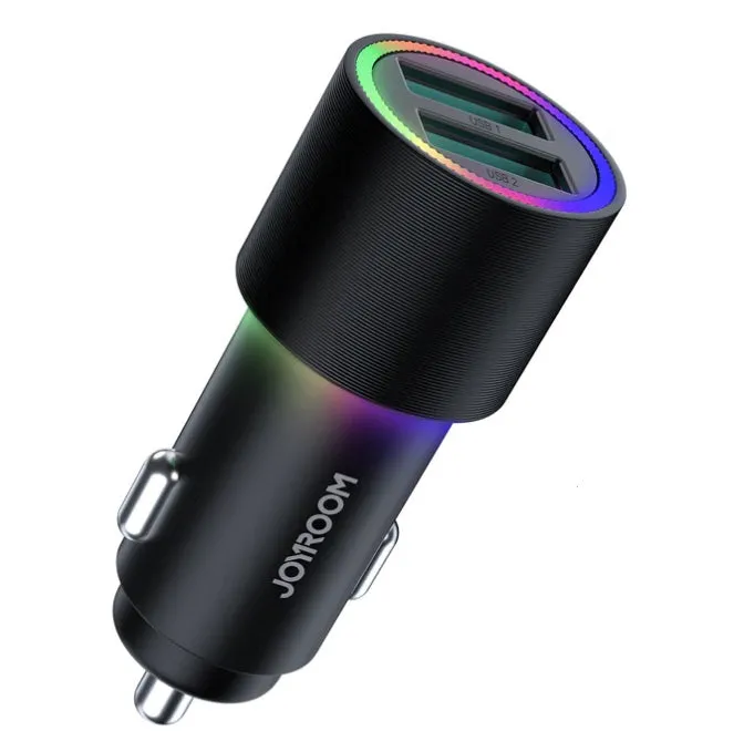 Joyroom Jr-Cl10 4.8A Dual-Port Usb Car Charger Steal the Deal Now Flash Sale Alert Now