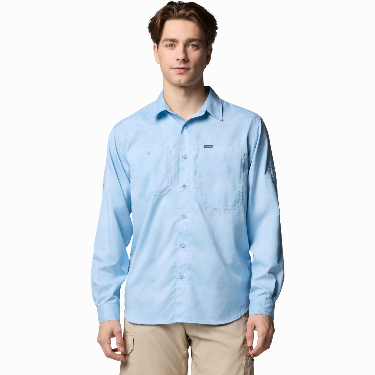 Deal of the Day Dont Miss Big Savings Men'S Silver Ridge Utility Lite Plaid Long Sleeve