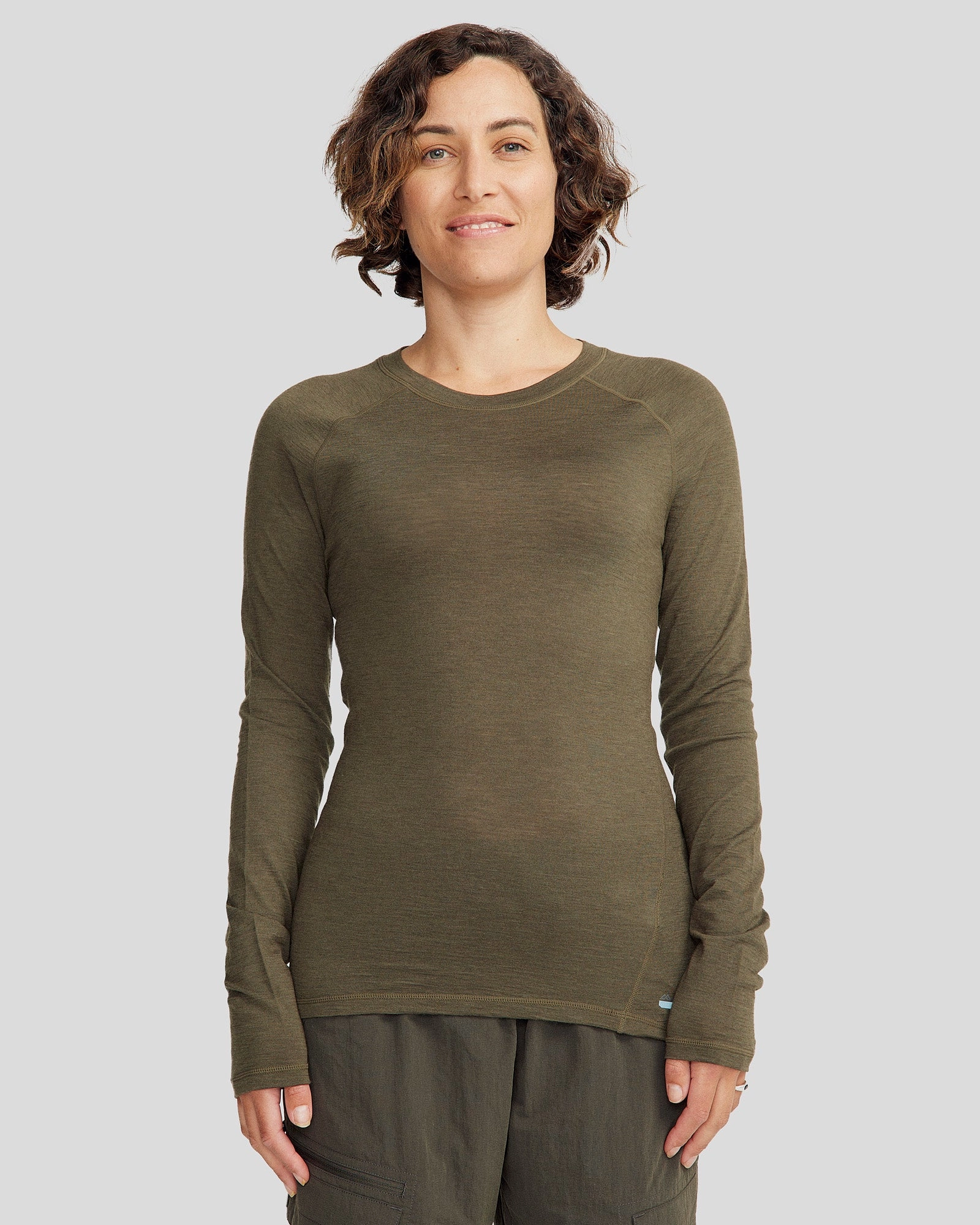 Biggest Savings Now Clearance Event Alert Women'S K-Merino 125 Baselayer Top - Light Moss