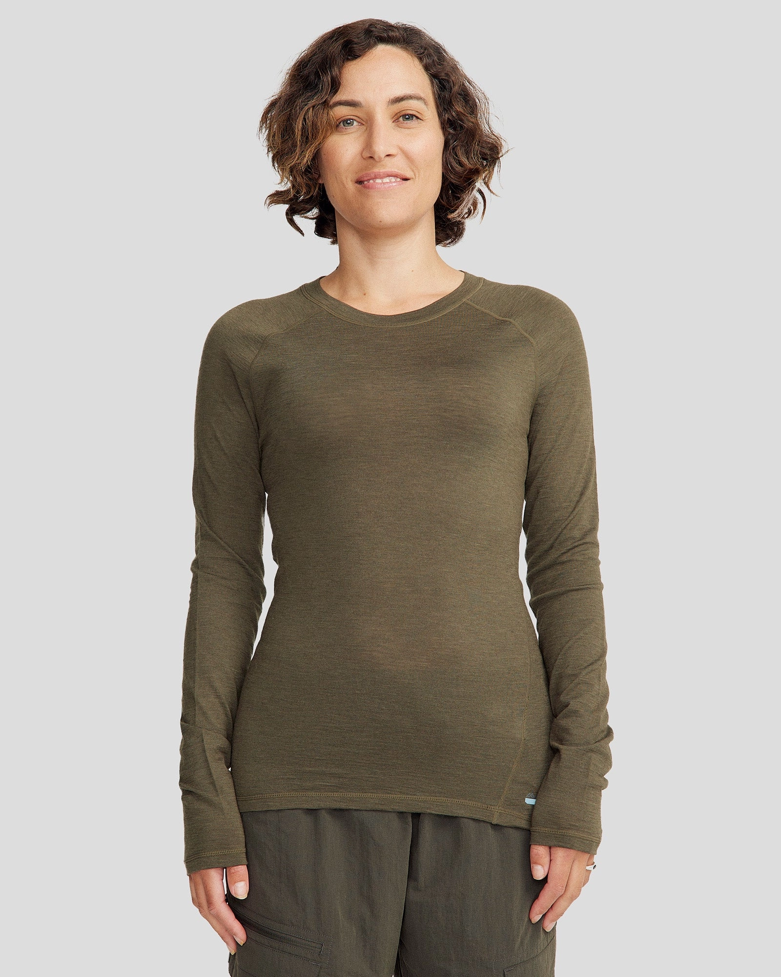 Clearance Savings Now Women'S K-Merino 125 Baselayer Top - Light Moss