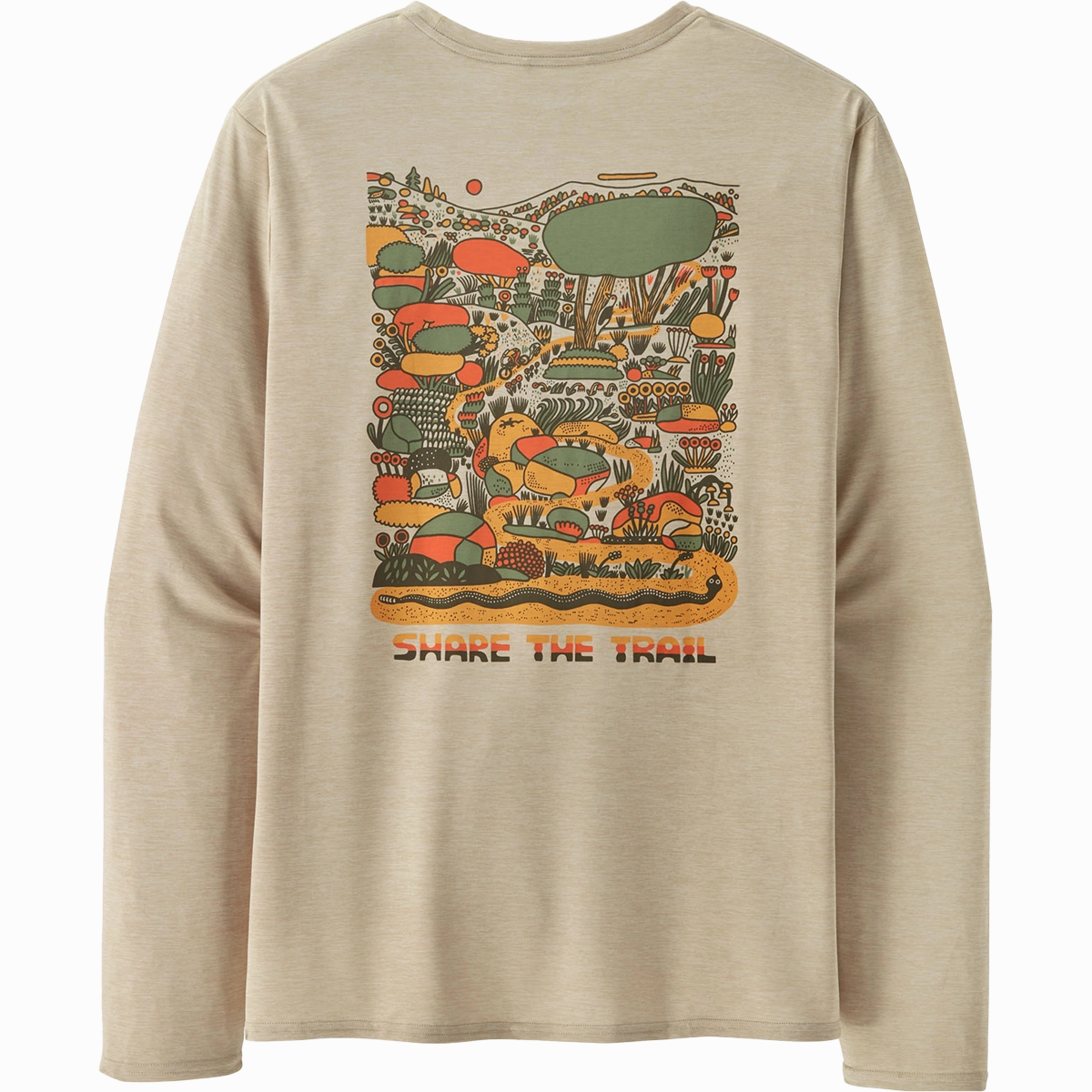 Exclusive Online Discount Hot Offer Ending Soon Men'S Long-Sleeved Capilene Cool Daily Graphic Shirt - Lands
