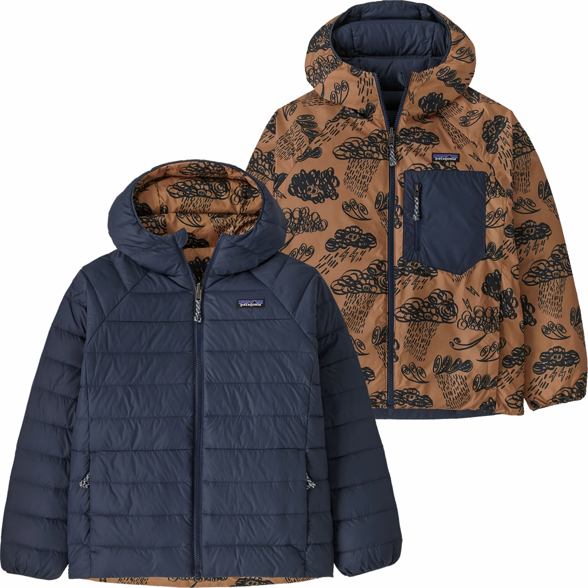 Youth Reversible Down Sweater Hoody Flash Sale Now