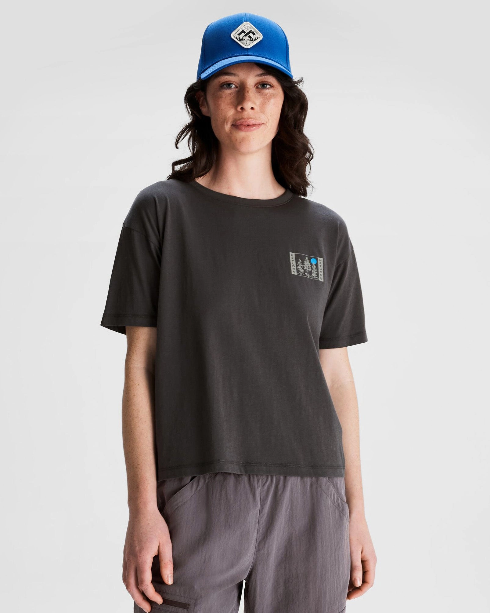 Mega Discount Event Grab It Fast Women'S Explore Nature Organic Cotton T-Shirt - Shale
