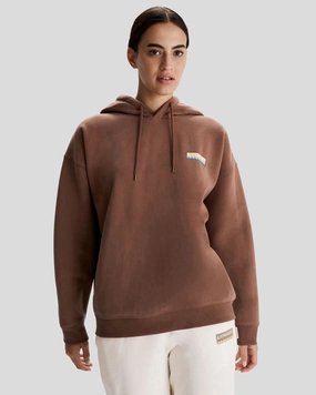 Women'S Kathmandu Heritage Logo Slouchy Hoodie - Brown Online Exclusive Offer