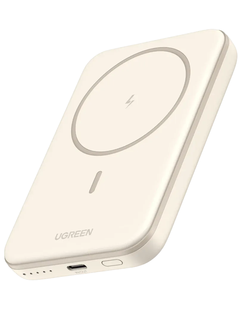Exclusive Online Offer Today Only Discount Ugreen 25207 Pb560 Wireless Magnetic 5000Mah Power Bank White