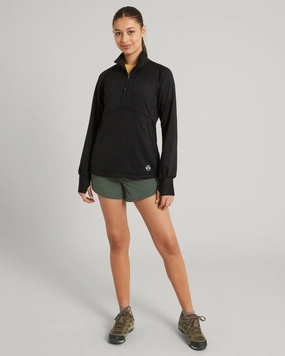 Ult-Hike Women'S Quarter Zip Pullover - Black Hot Pick Sale Trending Now Offer