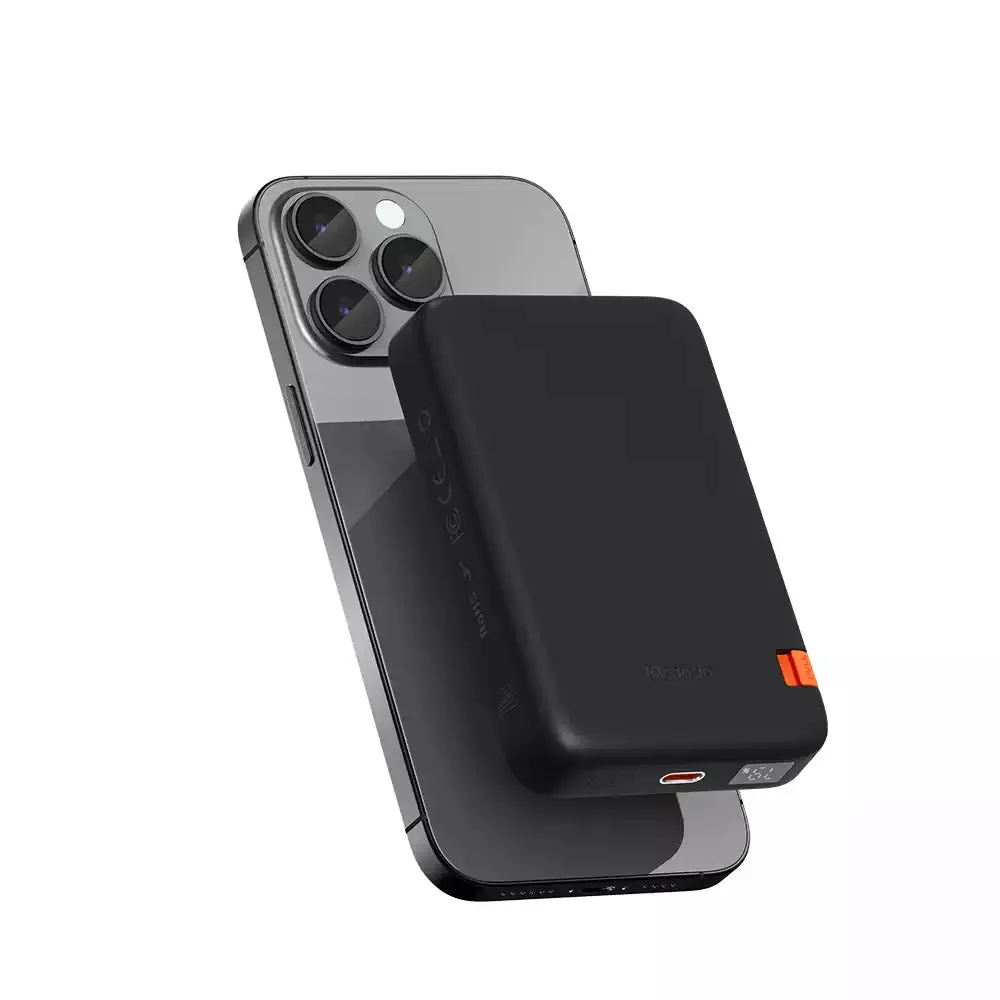 Mcdodo Mc-5101 20W Magnetic Wireless Charging 10000Mah Power Bank With Phone Stand Black Clearance Event Today Limited Time Offer