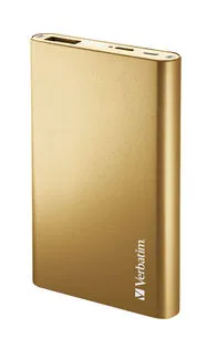 Exclusive Online Offer Exclusive Savings Event Verbatim 64468 Portable Usb Power Pack Charger 5000 Mah - Gold