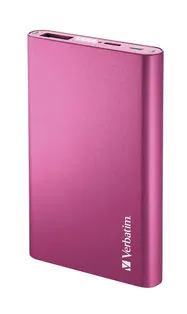 Verbatim Portable Usb Power Pack Charger 5000 Mah - Pink Clearance Alert Now Todays Mega Savings