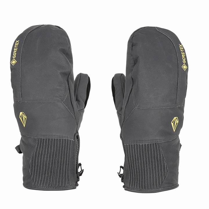 Todays Best Deal Hot Deals Today Volcom Service Gore-Tex Mitt - Dark Grey