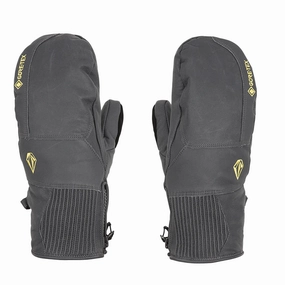Todays Best Deal Hot Deals Today Volcom Service Gore-Tex Mitt - Dark Grey