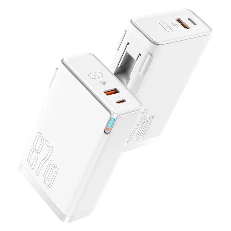Baseus Power Station 4 Hybrid Gan Power Bank Adaptor 10000Mah 87W Cn - White Best Price Online