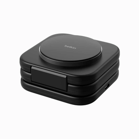 Hot Picks Today Wiz024Ttbk Qi2 3-In-1 Travel Wireless Charging Pad Black
