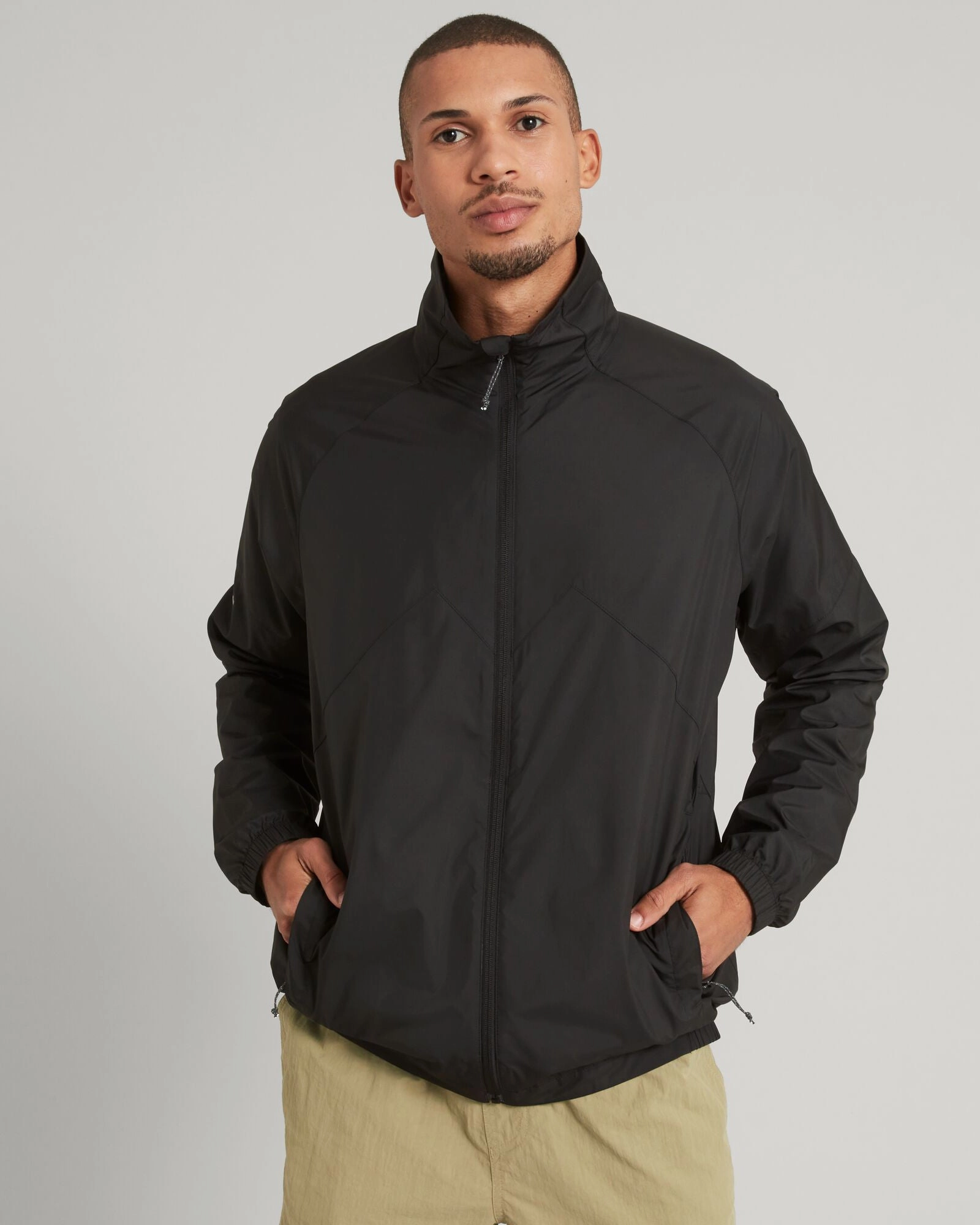 Wnd-Chaser Men'S Windbreaker Jacket - Black Clearance Alert Now