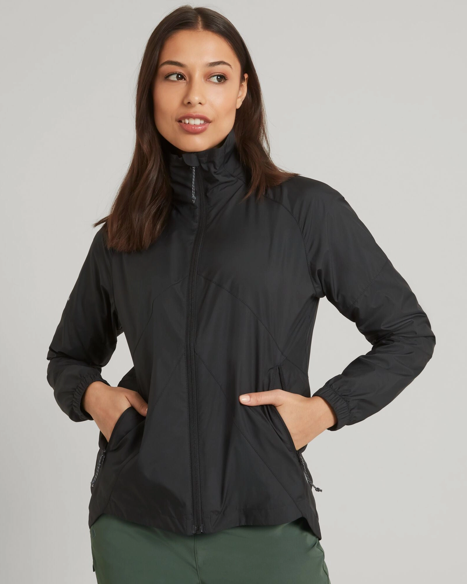 Today Only Offer Todays Trending Deals Wnd-Chaser Women'S Windbreaker Jacket - Black