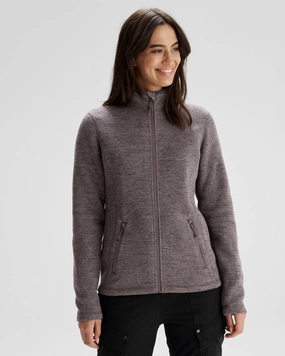 Women'S Aikman Fleece Jacket - Quartz Marle Exclusive Online Discount