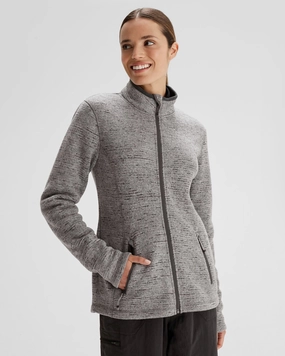 Clearance Alert Now Women'S Aikman Fleece Jacket - Steel Grey Marle