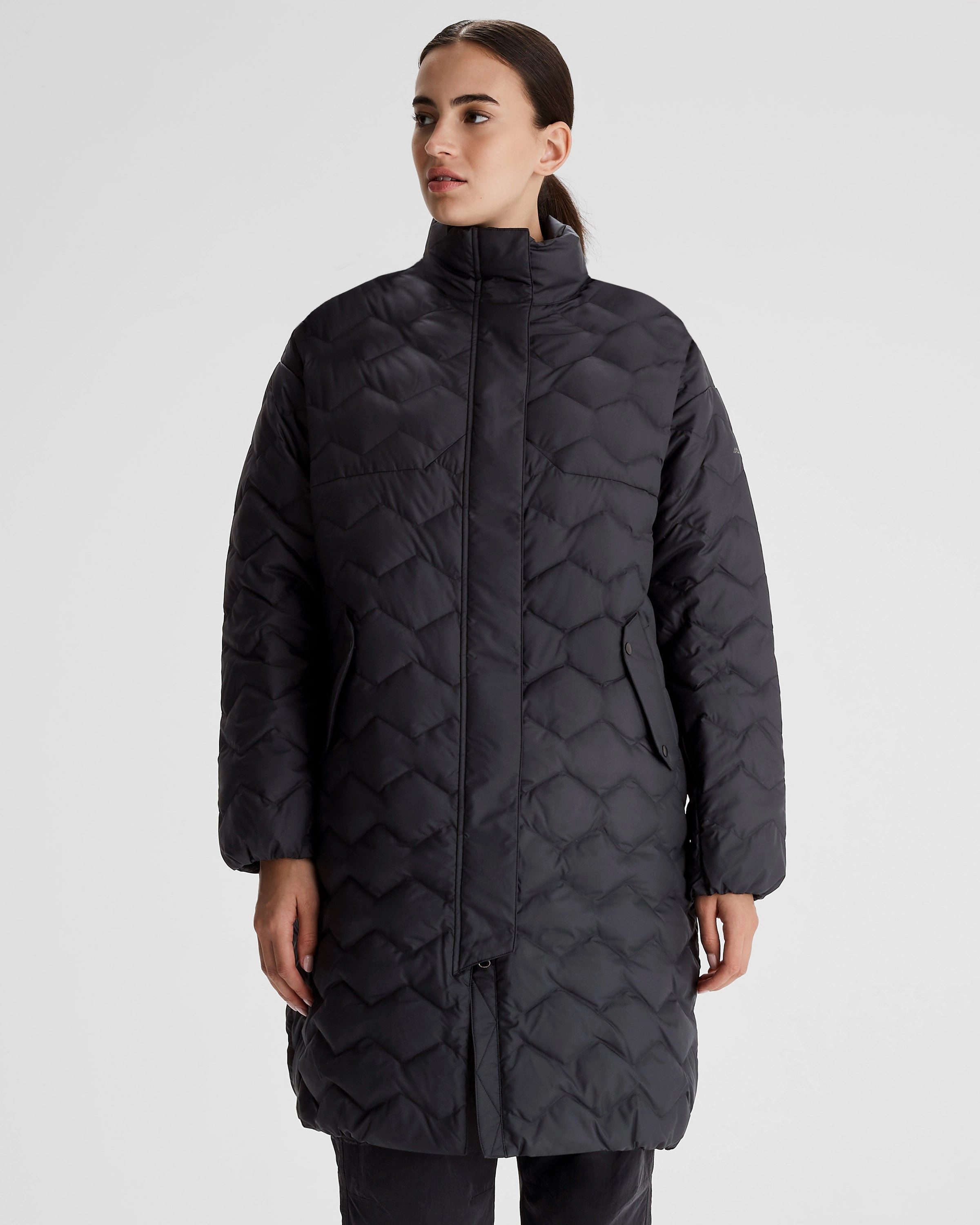 Best Price Today Women'S Any Time Down Hooded Parka Jacket - Black Stingray