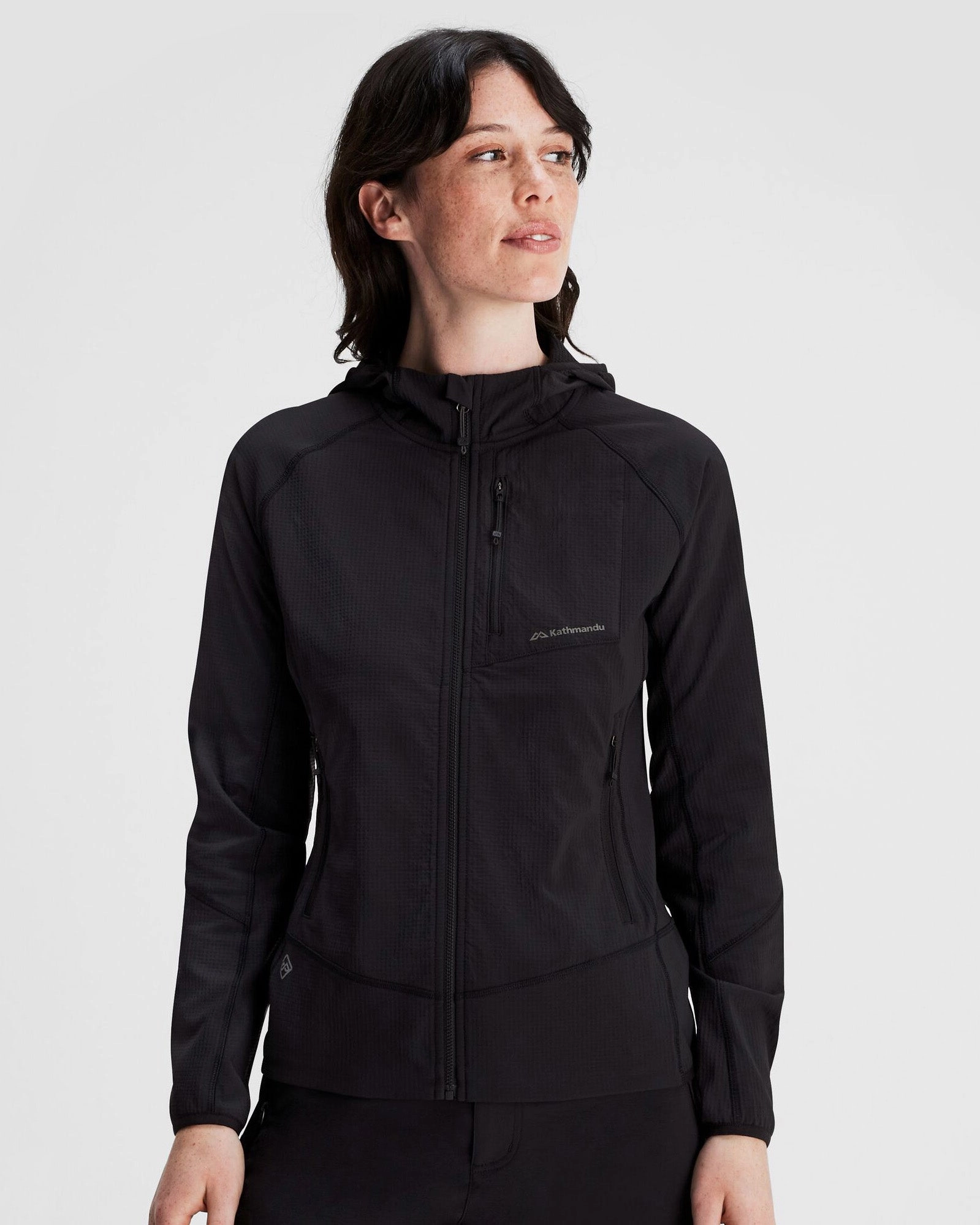 Best Price Online Hot Pick of the Day Women'S Aysen Hooded Fleece Jacket - Black Stingray