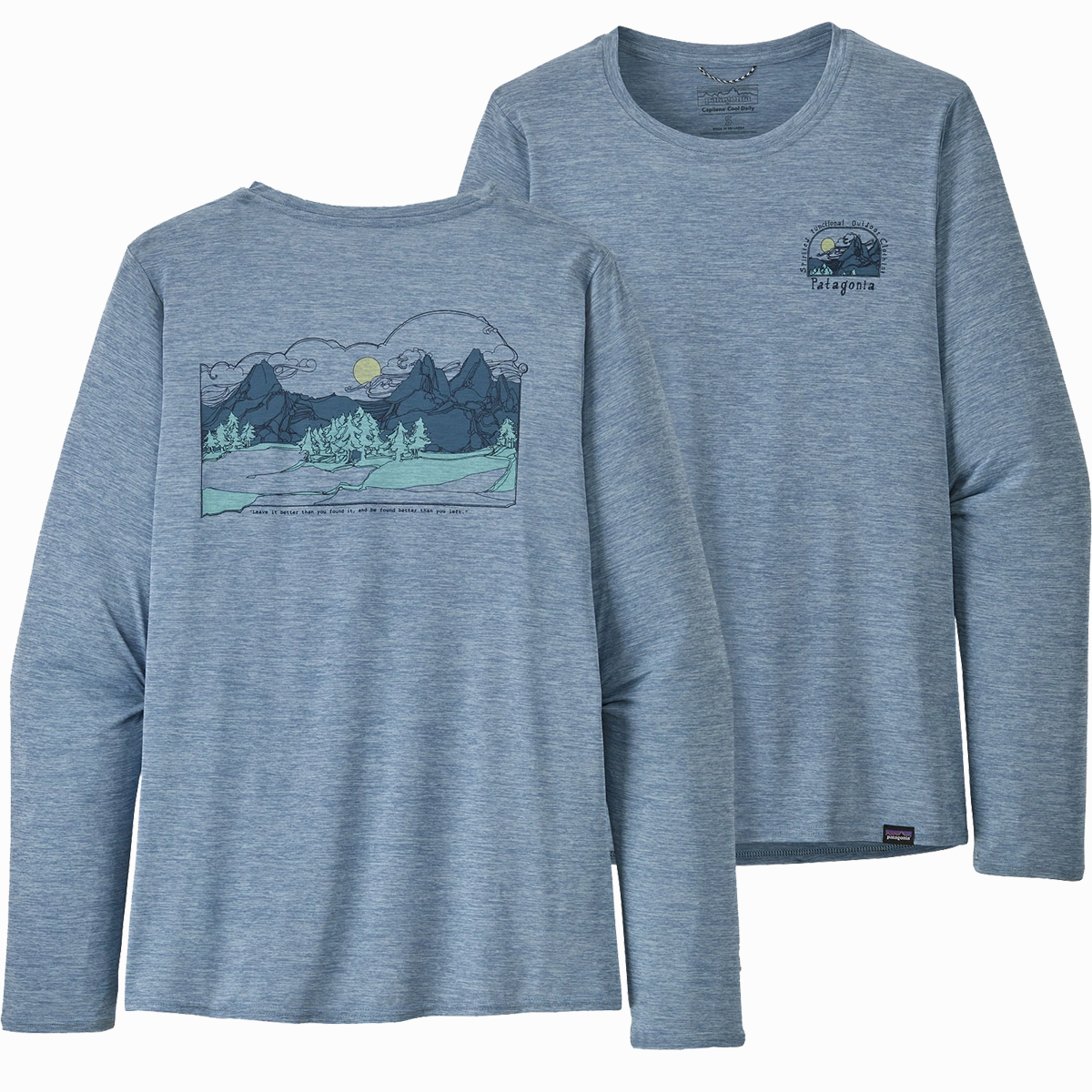 Women'S Capilene Cool Daily Graphic Long Sleeve Tee Big Savings Today