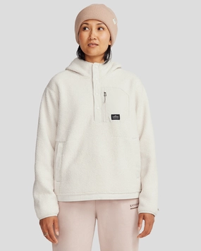 Price Slash Today Women'S Co-Z High Pile Hooded Pullover V2 - Shroom
