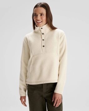 Mega Sale Now Women'S Co-Z High Pile Pullover  - Natural