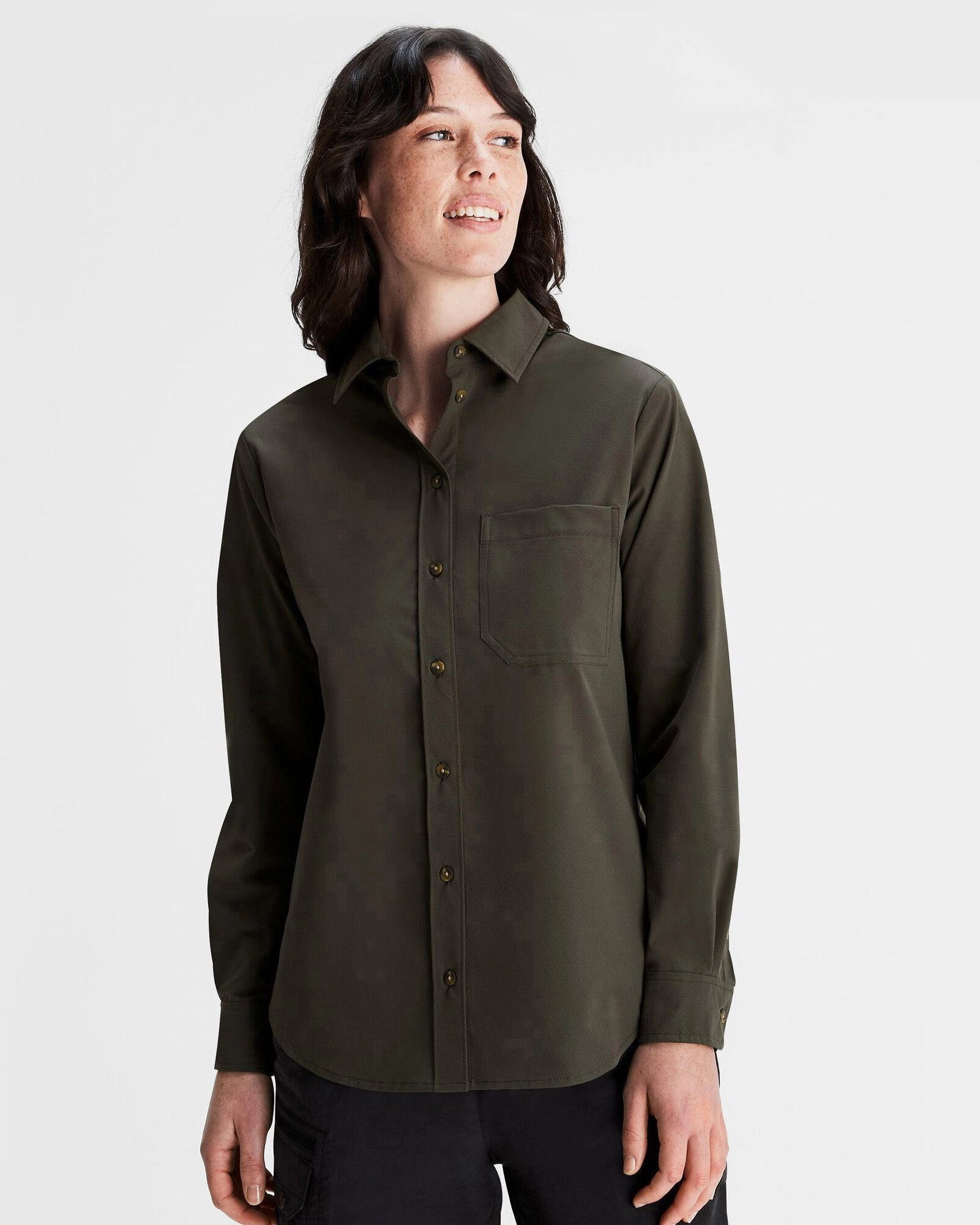 Unmissable Deal Today Sweet Deal Inside Women'S Corsair Long Sleeve Shirt - Dark Moss