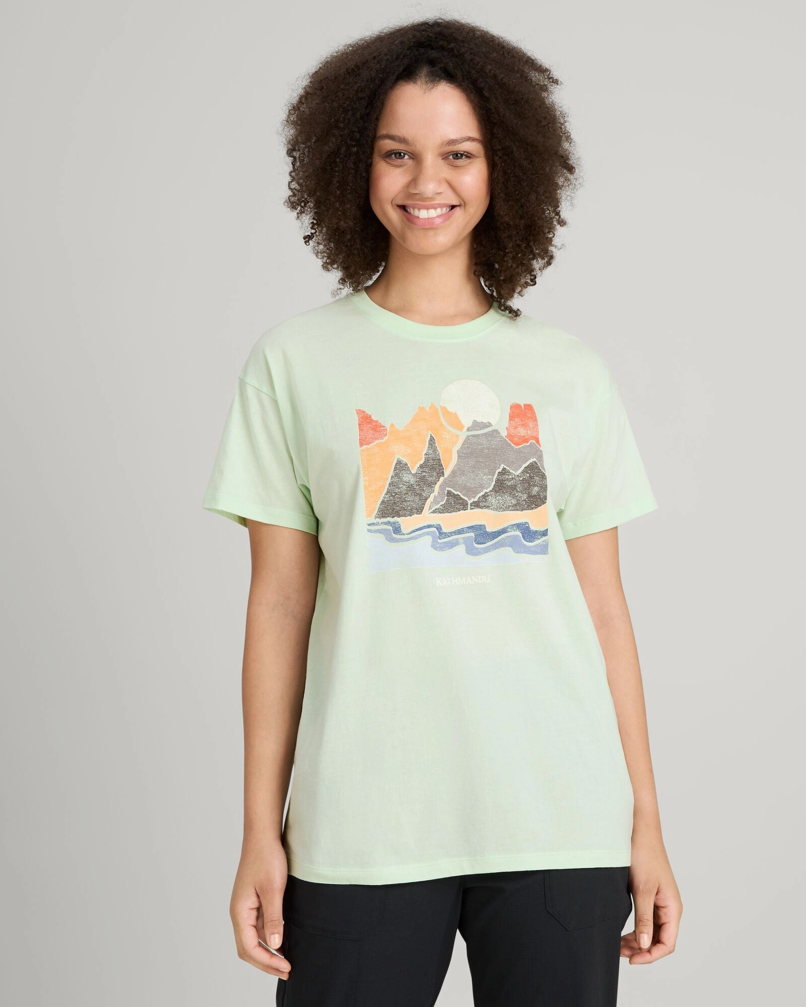 Women'S Dawn Break Organic Cotton T-Shirt - Minty Today Only Offer