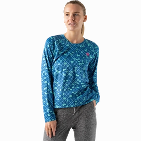 Deal Frenzy Today Today Only Savings Women'S Ez Tee Long Sleeve Cropped