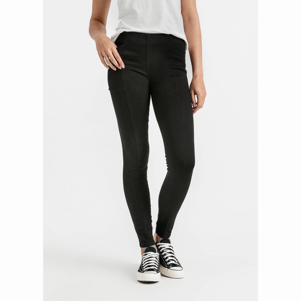 Women'S Four Way Flex Pull On Mid Rise Skinny Sale Ending Soon