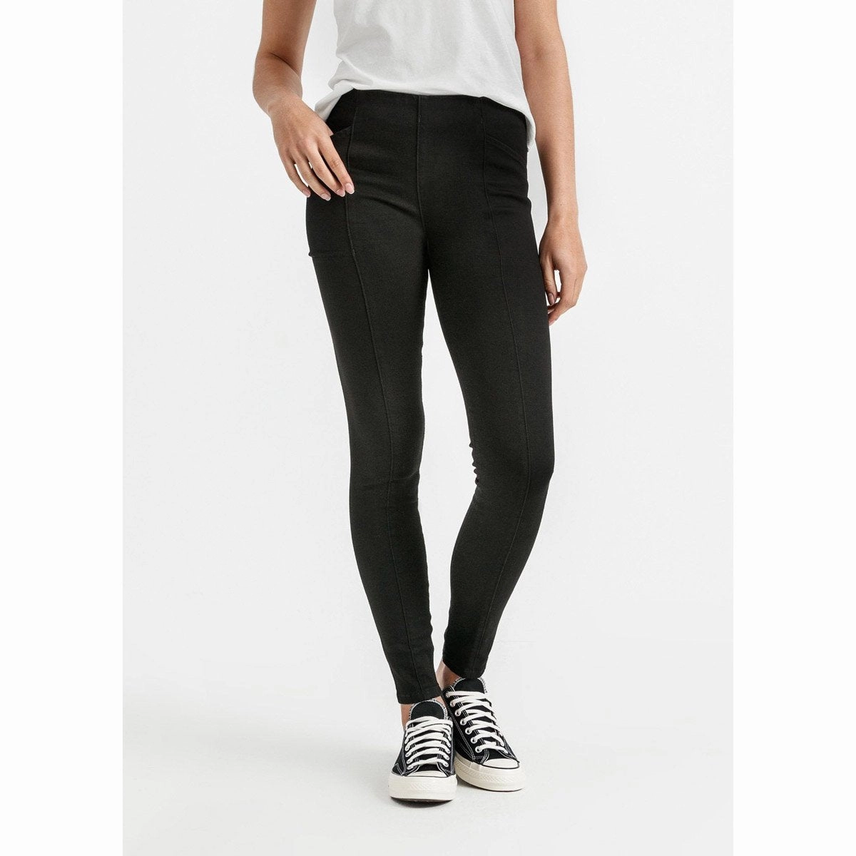 Women'S Four Way Flex Pull On Mid Rise Skinny Save Today Only Unmissable Deal Today