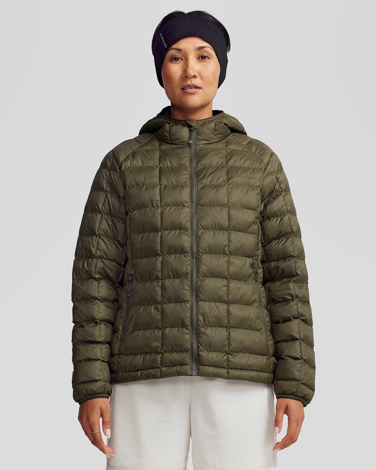 Grab Your Deal Today Women'S Heli Insulated Hooded Jacket - Light Moss