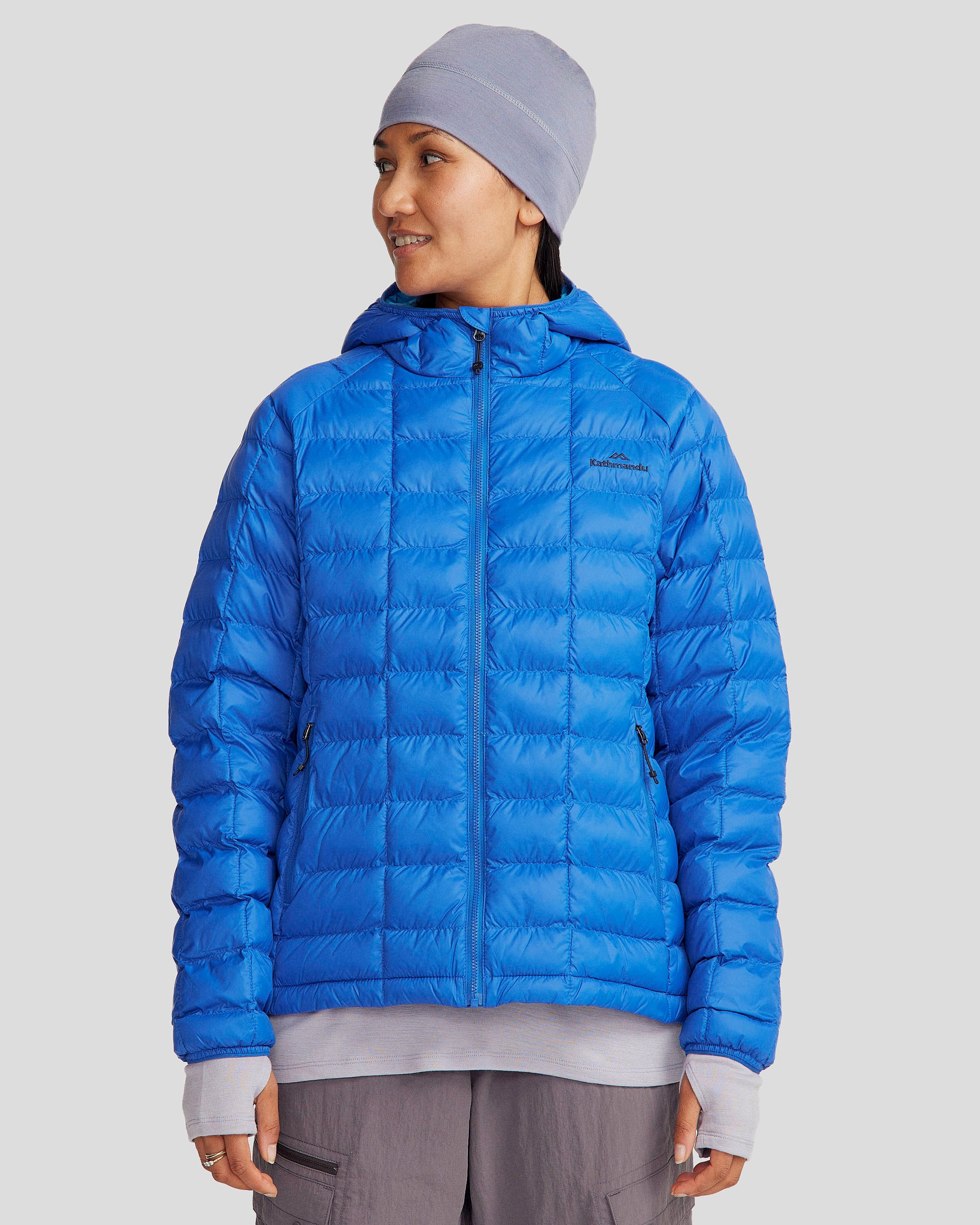 Grab the Deal Now Women'S Heli Insulated Hooded Jacket - Peak Blue
