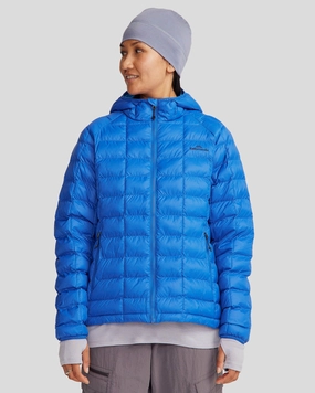 Flash Deal Alert Women'S Heli Insulated Hooded Jacket - Peak Blue