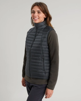 Mega Online Discount Deal Frenzy Today Women'S Heli R Down Vest - Black Stingray