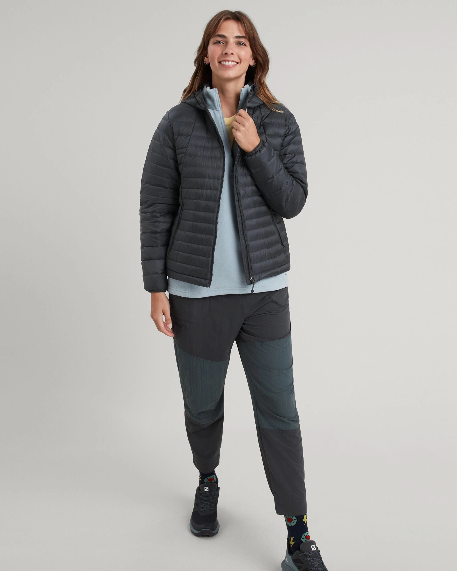 Hot Picks Today Hot Sale Today Women'S Heli R Hooded Down Jacket - Black Stingray