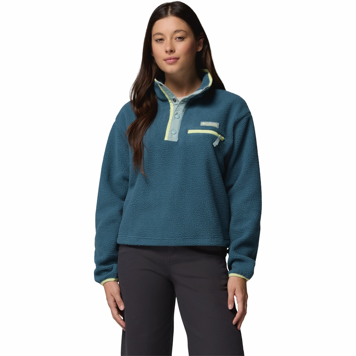 Dont Miss Hot Deals Todays Best Deal Women'S Helvetia Ii Cropped 1/2 Snap Pullover