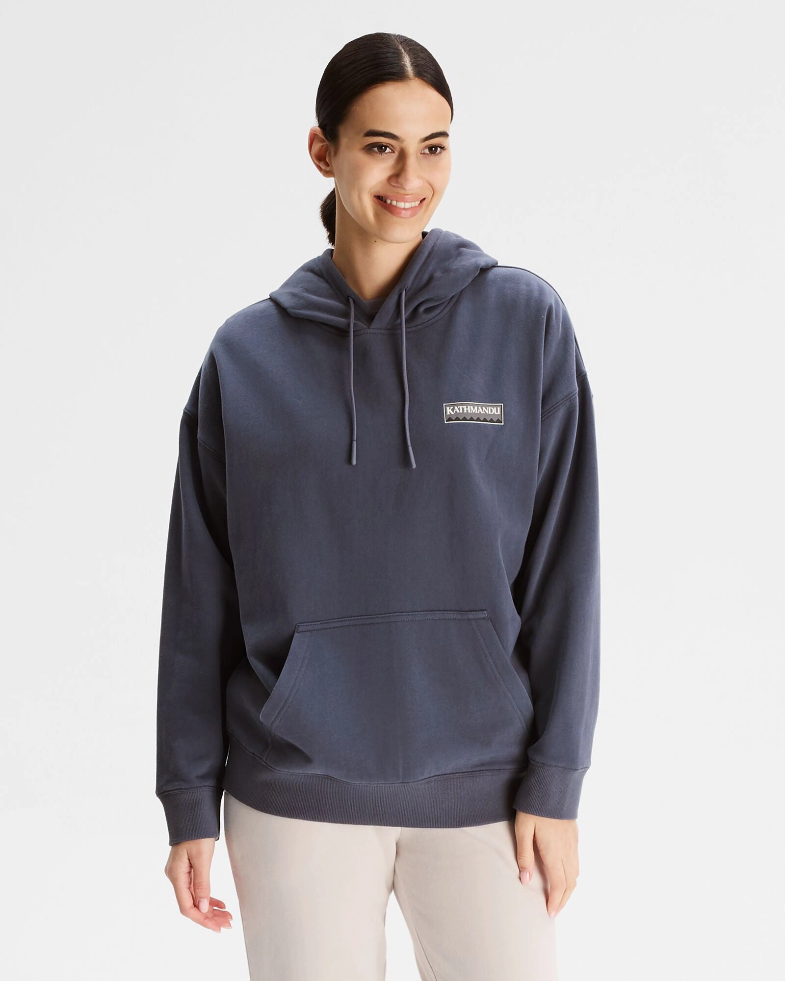 Women'S Heritage Logo Slouchy Lt Bb Hoodie - Mid Navy Hot Sale Alert